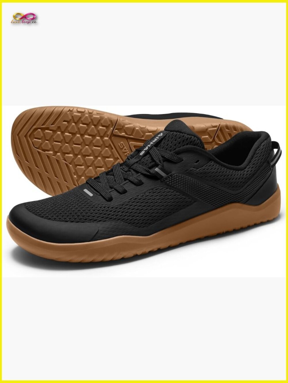 Men's Zero Drop Barefoot Sneakers Anatomical Toe Box Workout Gym Trail